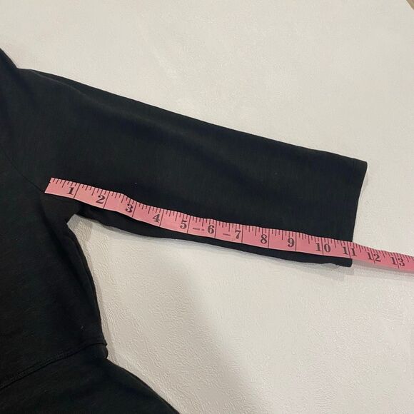 Toad&Co Black A-Line Knit Dress Women’s Size S • 3/4 Sleeve Eco Friendly Travel - Picture 5 of 7